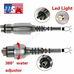 Dental LED 4 Hole/6-Hole Quick Coupler For KAVo Fiber Optic Handpiece