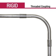 Sigma Electric 02-55082 ProConnex Zinc Plated Steel Conduit Coupling 1 Dia. in.