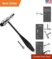 Tromner Neurological Reflex Hammer with Built-in Brush – Lightweight & Durable