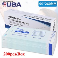 1000 3.5″ x 10″ Dental Sterilization Pouches Sterilizer Autoclave Bags Tool Nail