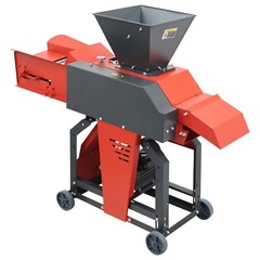 Electric Grass Cutting&Silk Kneading Machine w/Conveyor Belt 6 Blade 220V 2.2KW