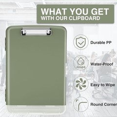 Contemporary Storage Clipboard with Pen Holder – Perfect for School & Office