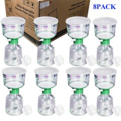 250mL/500mL PES Vacuum Filter,Sterile 0.22μm Pore Size,Dual Funnel&Receiver HPLC