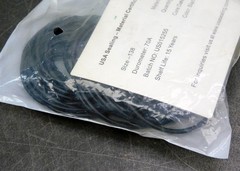 USA Sealing Buna N 138 O-Ring 70A Durometer 2-1/8″ID 2-5/16″OD Lot of Fifty (50)