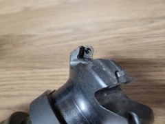 SANDVIK INDEXABLE FACEMILL RA245 3 ” W/ CAT 40 SHANK