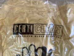 50 pairs VWR CERTICLEAN Class 10 Latex Gloves 12″, Ambidextrous – Size SMALL