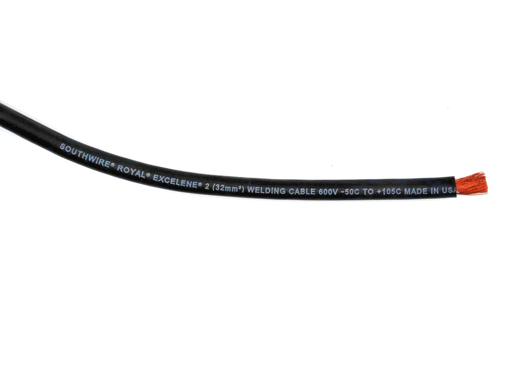 Southwire Excelene 2 AWG Welding Cable MADE IN USA (BUY PER FT)