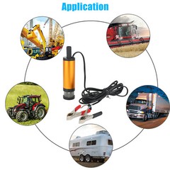 12V Mini Refueling Submersible Diesel Electric Fuel Water Oil Transfer Drum Pump