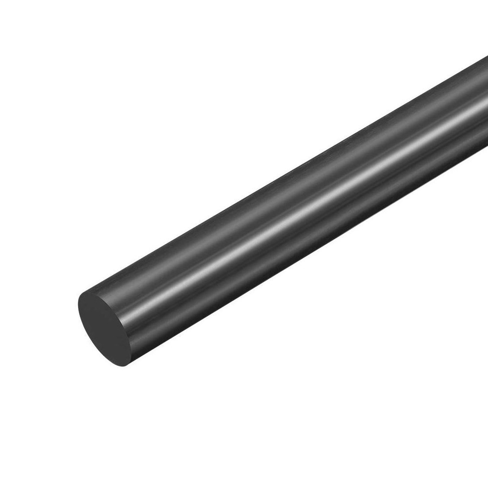 1.000 (1 inch) x 36 inches, ABS Machine Grade Plastic Round Rod, Black