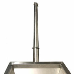 98 inch Flour Screw Vibrating Hopper Inclined Conveyor Auger Feeder 2500MM