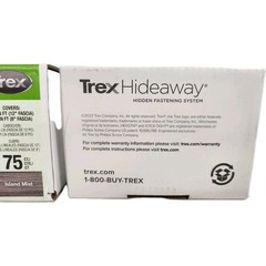 Trex Hideaway Composite Deck Fascia Screws Island Mist 1-3/4″ ( 150 Screws )