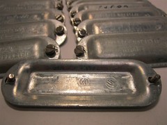 (18) Appleton Electric K50 Industrial Grade Iron Conduit Body Covers 1/2″ Hub