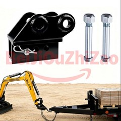 Mini Excavator Trailer Hitch Receiver Attachment – Fits 0.8–1.8T Min