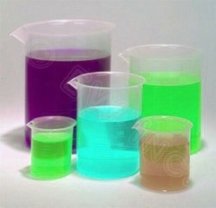 Lakeshore Trade Scientific Graduated Plastic Beaker Set, 50 100 250 500 1000 ml