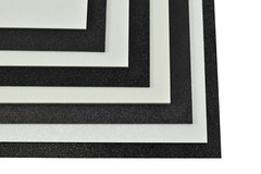 BuyPlastic Black ABS (Haircell Texture) Plastic Sheet 1/4″ x 12″ x 12″