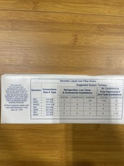 Brand New Service First FILTER DRIER; LIQUID LINE, 3/8 ODF INLET DHY01288