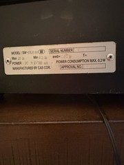 Cas SW-20RS Dual Interface POS Scale 20lb Capacity Model #SW-RS (20lbs)