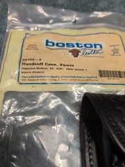 Boston Leather XL ASP S&W Model 1 CUFF CASE BW BRASS – 5514V-3
