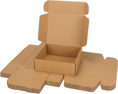 15 Pack 12x10x4 Inch Brown Shipping Boxes – Elegant Mailer for Small Businesses