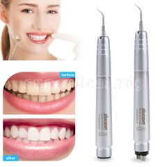 NSK Style Dental Ultrasonic Air Perio Scaler Handpiece Hygienist 2/4 Hole + Tips