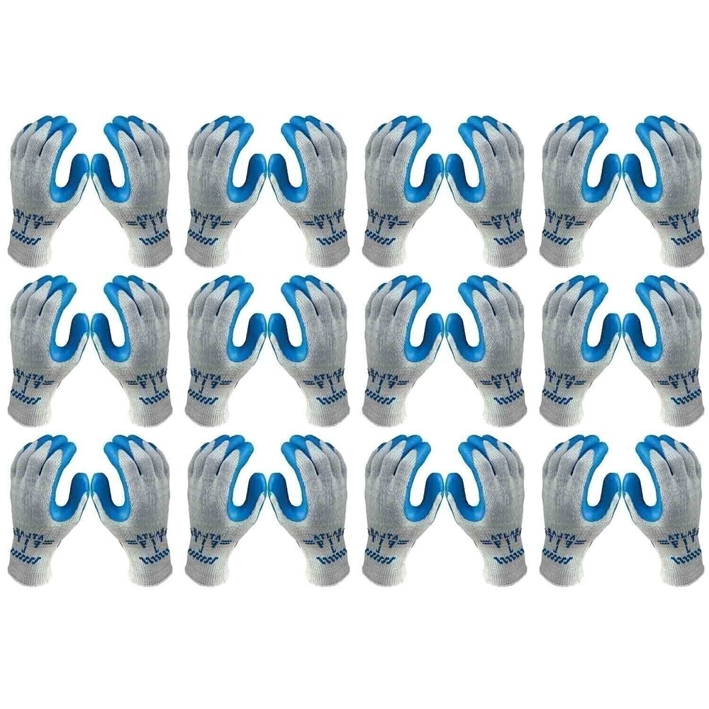 Atlas Showa 2X-Large Protective Glove, 12-Pair, Cotton Polyester Liner,…