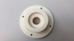 Novellus Type 15-00475-00 Ceramic Top Plate Gas Feed Thru Rev F