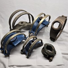 Service Saddle Lot Of 6 8×2 8×4 2×1 9×9 7×6 Brass Rockwell Mueller Ford Skinner