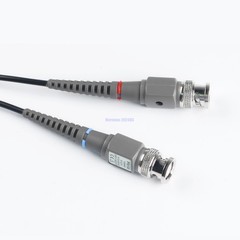 2pcs Oscilloscope Probe Scope Clip Test Cable Lead Kit 1X /10X BNC For P6100