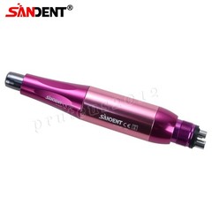 Dental Hygiene Prophy Handpiece Air Motor 4 Holes 4:1 Nose Cone 360°Swivel Pink