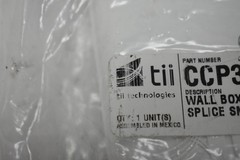 Tii Technologies CCP3R1SAN Wall Box 1 Port Patch Splice SM SC-APC Adapter New