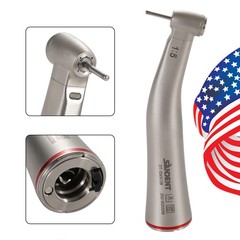 SANDENT 1:5 LED Increasing Contra Angle Handpiece Push Button Fiber Optic Dental