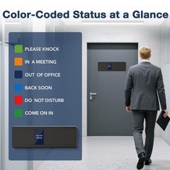 Office Door Signs – 2 Pack: Do Not Disturb, In A Meeting, Out Of Office, Come…