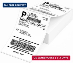 Phomemo Genuine 4X6 Thermal Shipping Label 100 Labels per Stack – 4×6 FanFold Th