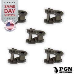 (5 Pack) PGN #50 Roller Chain Offset Links – 5/8″ Pitch – Half Link