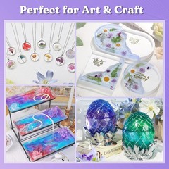 1/2 Gallon Casting Epoxy Resin,Bubble & Crystal Clear Epoxy Kit,2 Part Resin …