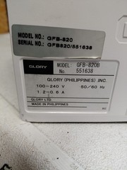 Glory GFB-820B Electric Wired Bill Counter w/ Batching Add Restart