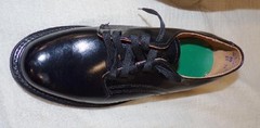 POSTMAN CAROLINA 32 MEN WORK SHOES BLACK LEATHER ARCH SUPPORT OXFORD USA NEW NIB