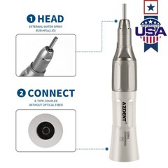 Dental Slow Low Speed Handpiece Straight Contra Angle Air Motor 2Hole/4Hole
