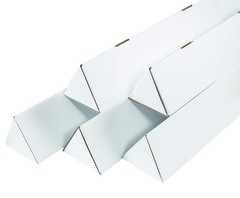 Box USA Triangle Mailing Tubes, 3″ x 36 1/4″, 50 Each One Size, Oyster White