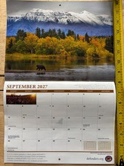 Defenders of Wildlife – 2027 – 18-Month WALL Calendar – Nature Photography!