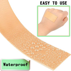 Tondiamo 6 Rolls Tape Adhesive Pads Blister Prevention 1 Inch X 4.92 Yards