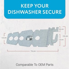 Undercounter Dishwasher Bracket Replacement Easy Installation & Mounting Bra…
