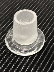250ml Clear Glass Reagent Bottle, Narrow Mouth With Stopper Size 27 #213T5
