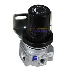 1/4″ Air Compressor Regulator Industrial Grade W/ Pressure Gauge + Mount Bracket