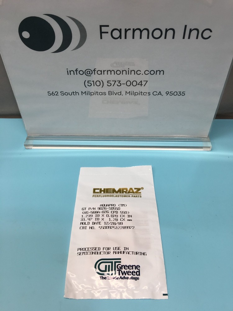 CHEMRAZ 9026-SD550 O-RING AS-568A-026 CPD 520, 136924