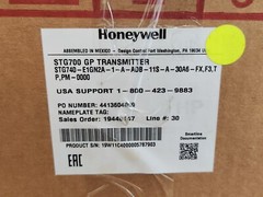 NEW Honeywell STG740-E1GN2A-1-A-ADB-11S-A-30A6-FX,F3,T GP Transmitter + Warranty
