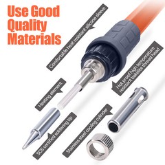 60W Soldering Station Kit Adjustable Temp Soldering Iron Desoldering Tool
