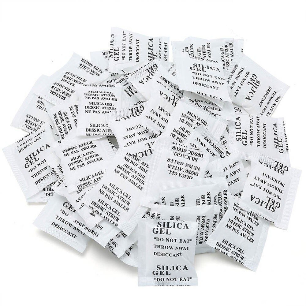 100/60 Packs Grams Silica Gel Desiccant Packets Moisture Absorber Drying Bags