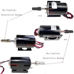 12V Permanent Magnet DC Motor, 30W 3500RPM High Speed CW/CCW Electric Gear…