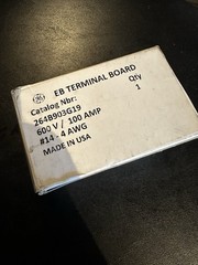 NEW GE GENERAL ELECTRIC 264B903G19 EB TERMINAL BOARD 600V/ 100-AMP 14-4 AWG